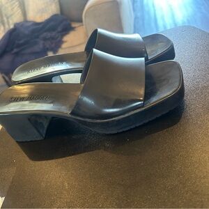 Steve Madden Black Women's Mules